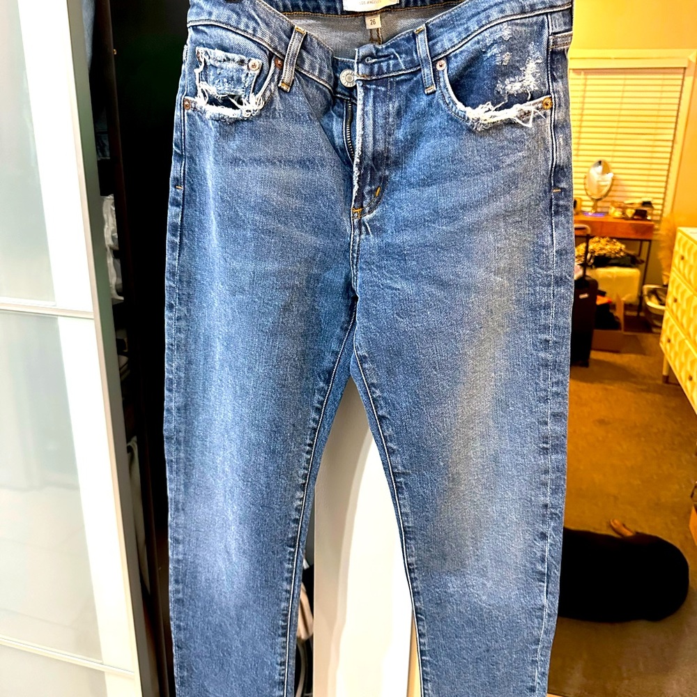 Agolde denim.